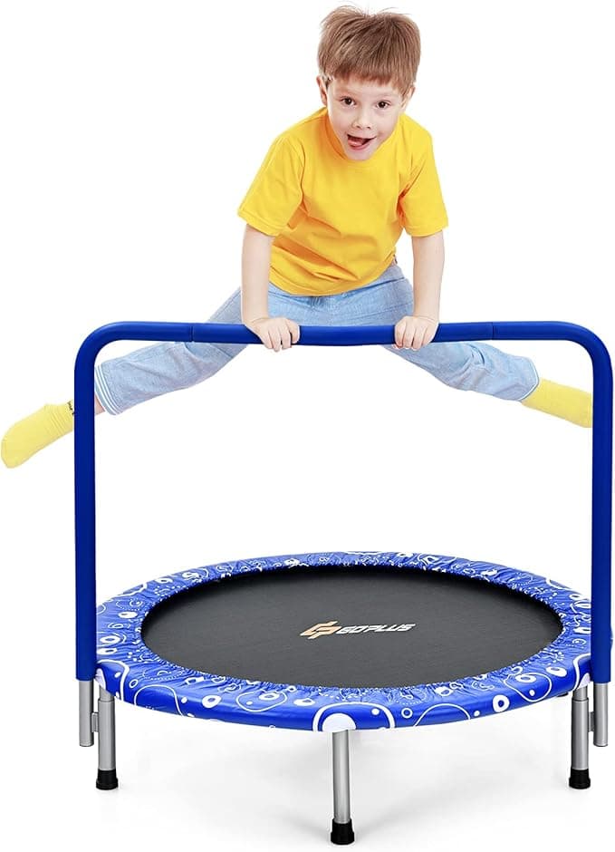 Mini-Trampolin mit Haltegriff